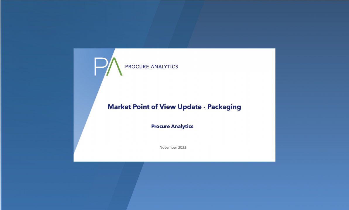 November Packaging POV Report
