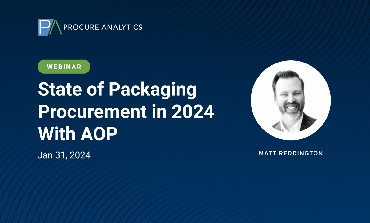 State of Packaging Procurement in 2024 With AOP