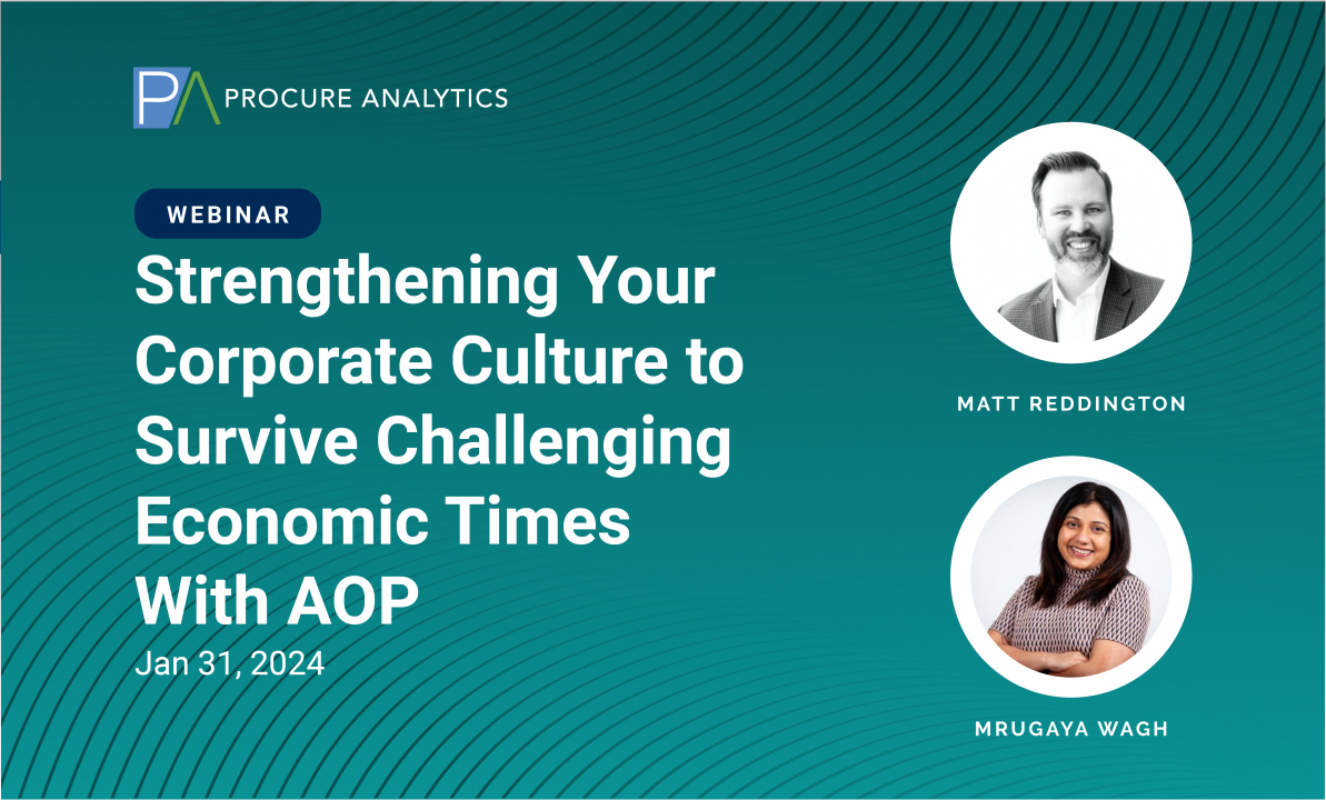 Strengthening Your Corporate Culture to Survive Challenging Economic Times With AOP